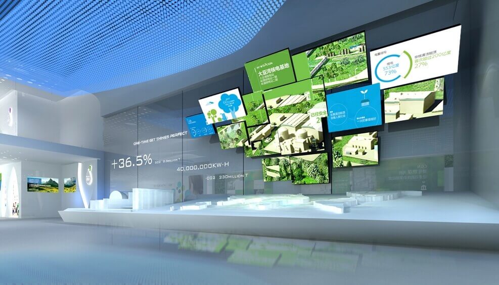 多媒體企業(yè)展廳裝修設(shè)計(jì)建設(shè)的流程-西安一筆一畫(huà)