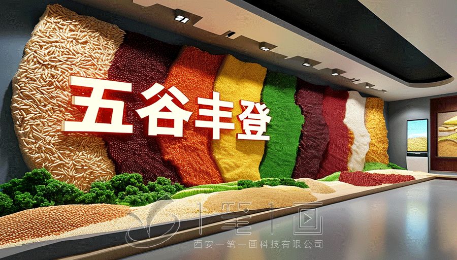 糧食和物資儲備中心安全教育基地設(shè)計方案，多媒體糧食安全展廳建設(shè)方案策劃公司
