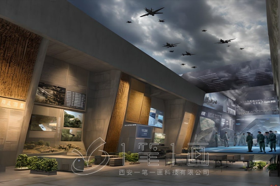 高科技國(guó)家安全展覽館效果圖 高科技國(guó)家安全展覽館效果圖