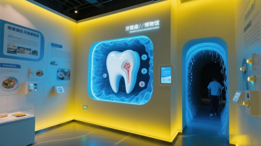 聲光電口腔展廳效果圖