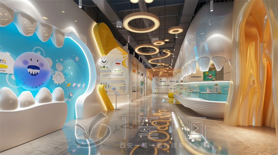 數(shù)字化口腔科普館效果圖