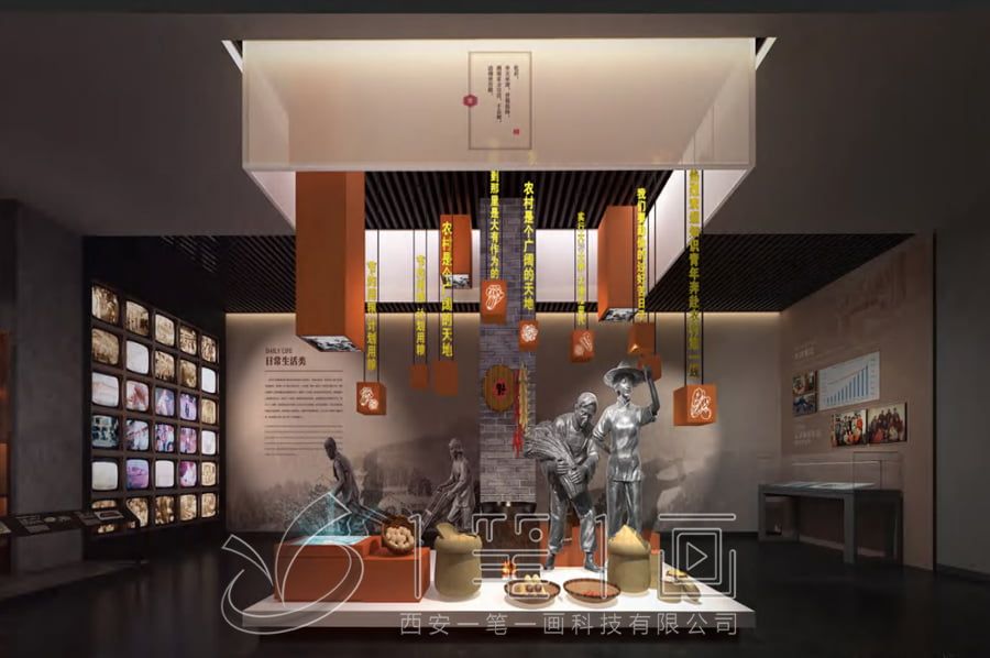 聲光電環(huán)保展館效果圖