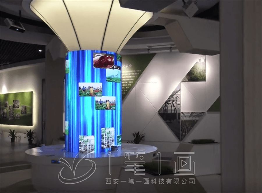 智能垃圾分類展廳效果圖