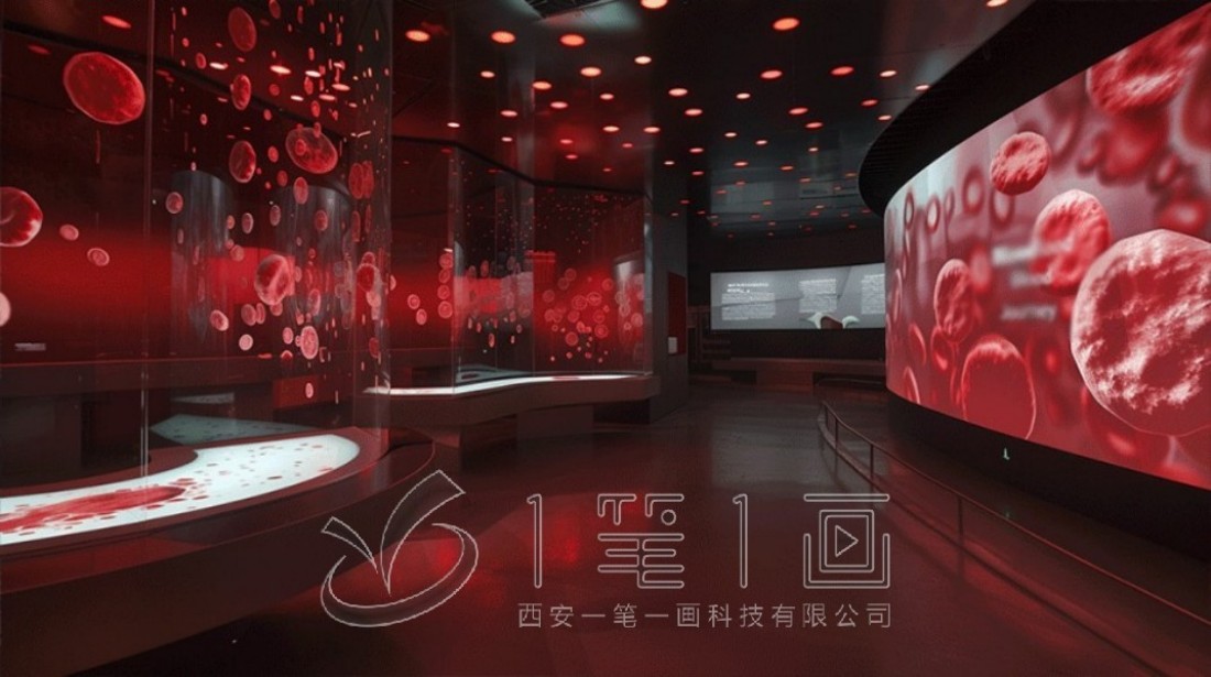 聲光電生命安全體驗(yàn)館效果圖 聲光電展覽館效果圖