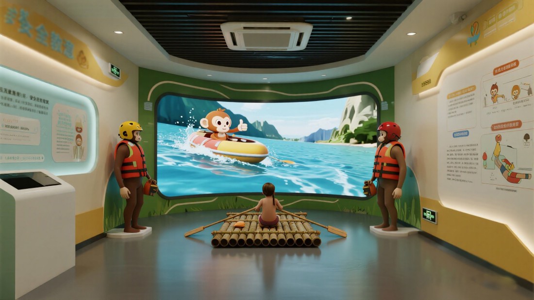 創(chuàng)新水上安全教育基地效果圖 創(chuàng)新展廳效果圖