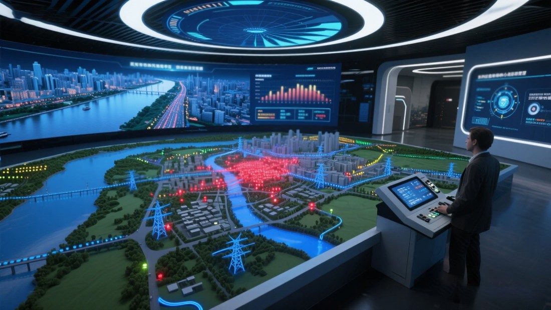 多媒體網(wǎng)絡(luò)安全科技館效果圖