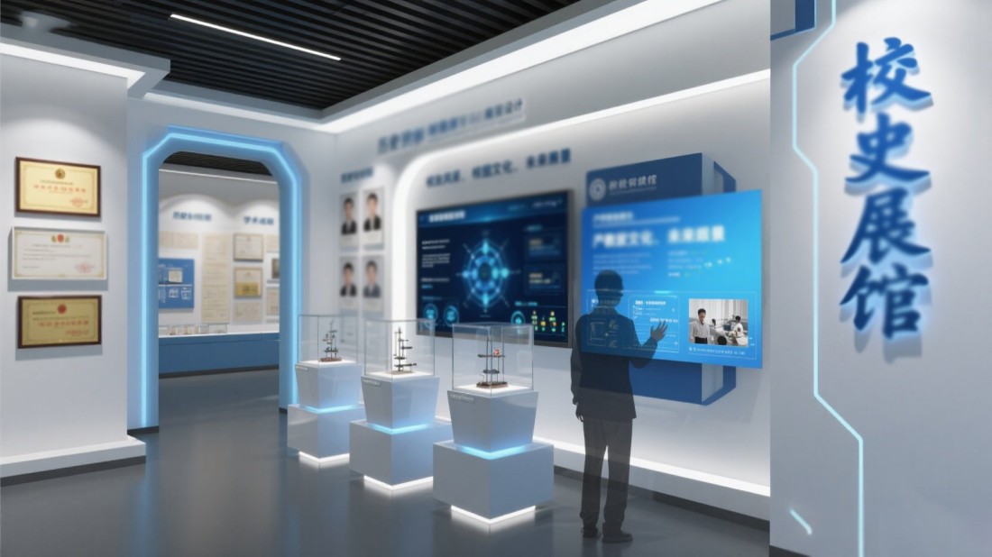 沉浸式校史館設(shè)計效果圖 沉浸式校史館設(shè)計效果圖