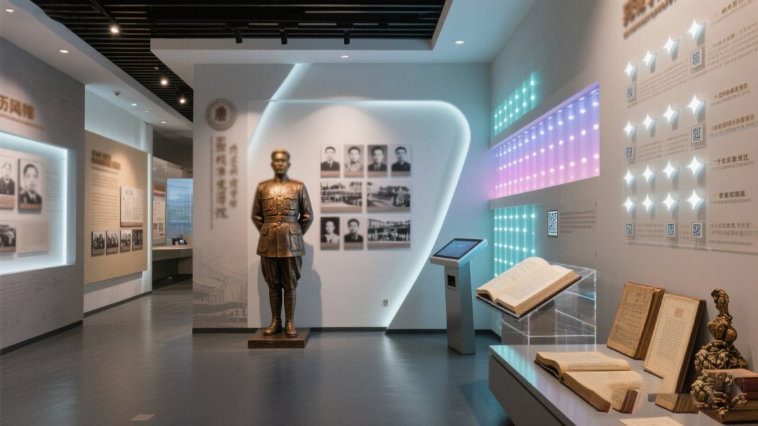 數(shù)字化大學(xué)校史館效果圖 數(shù)字化大學(xué)校史館效果圖